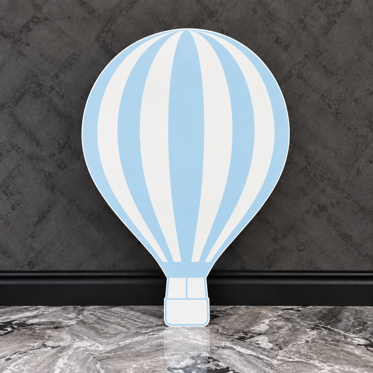 Hot Air Balloon Cutout Blue