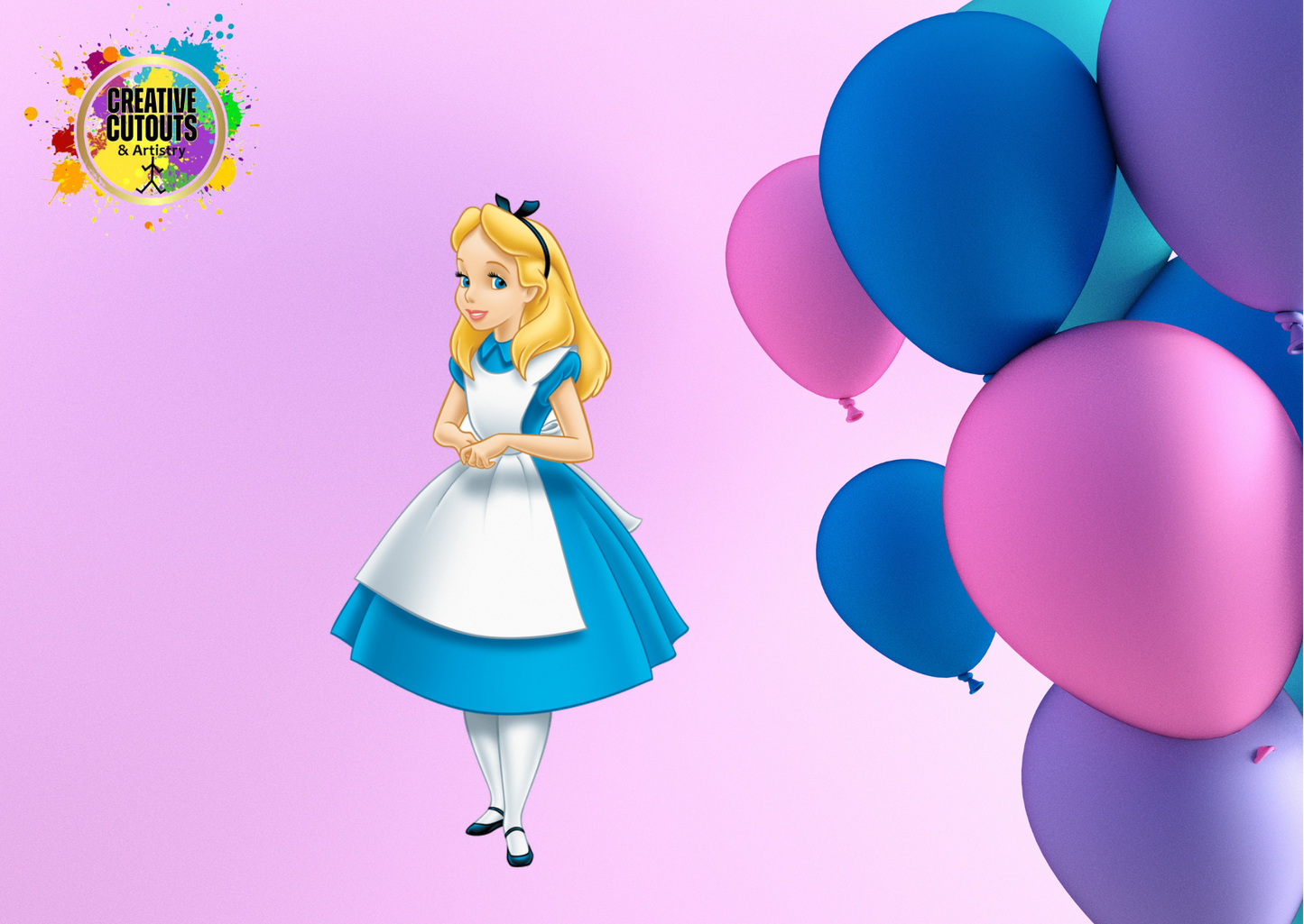 Alice in Wonderland Cutout