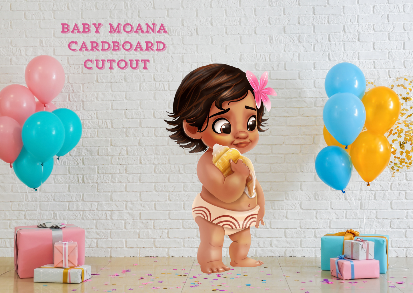 Baby Moana Cutout