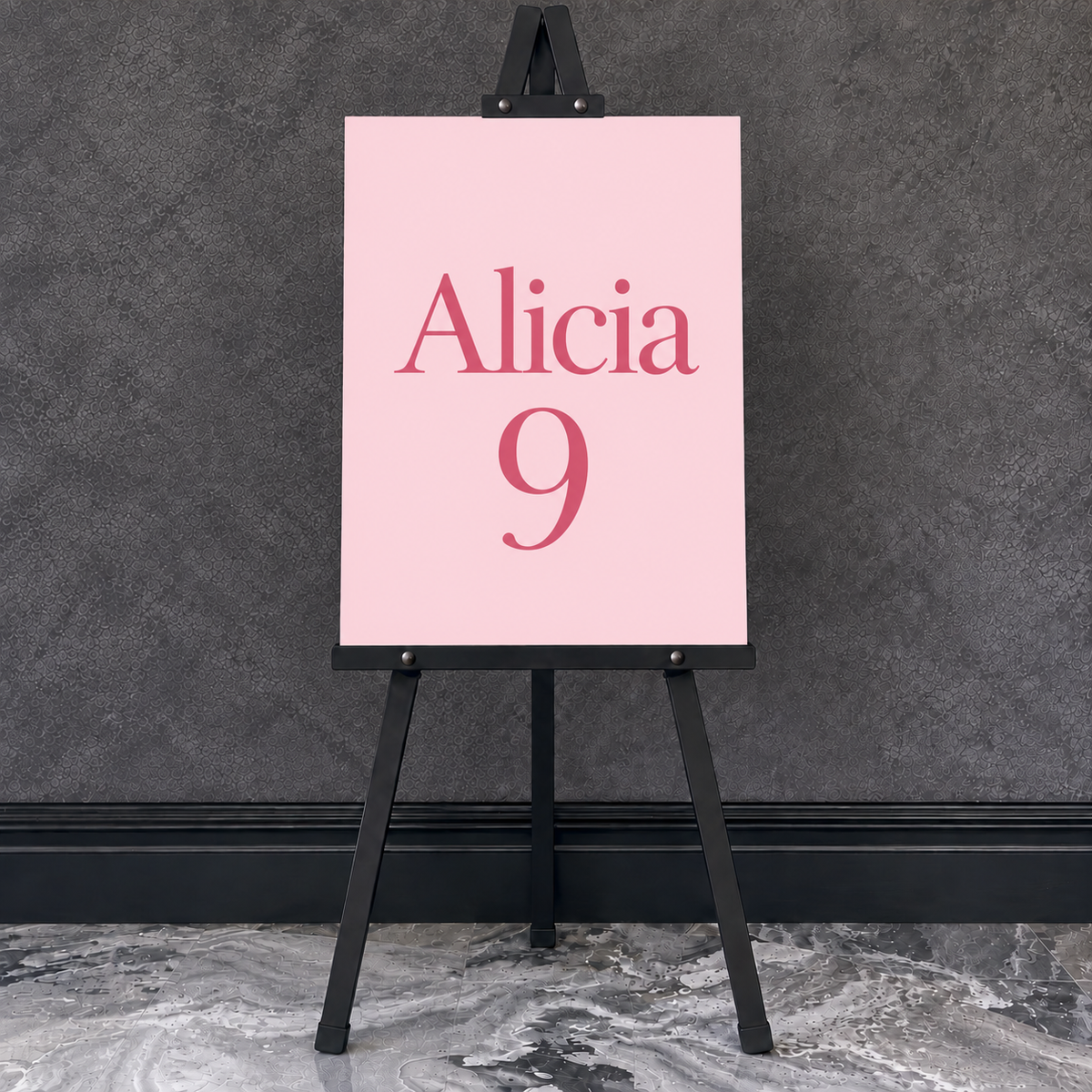 Welcome Board - Pink