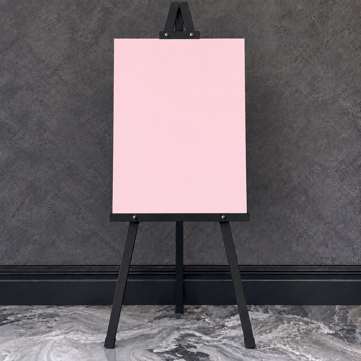 Welcome Board - plain pink Foamex