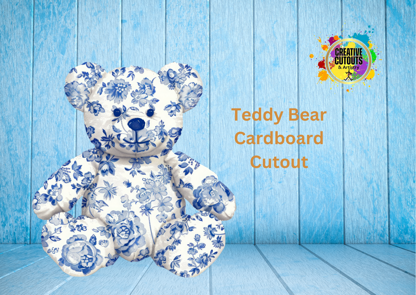 Toile Teddy Cutout
