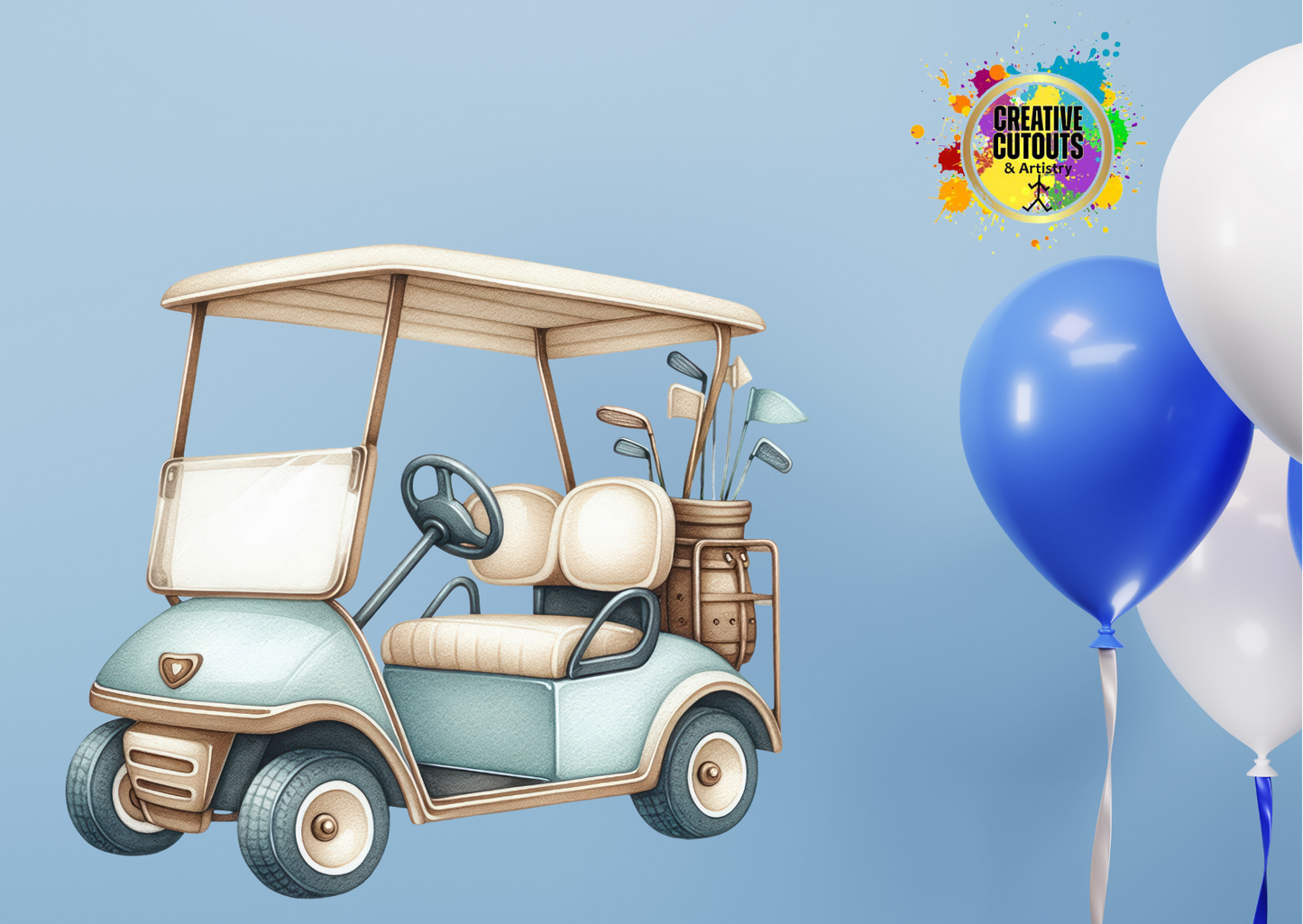 Golf Buggy Cutout