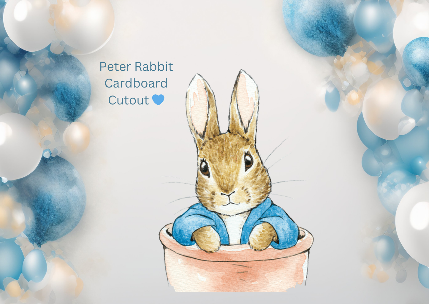 Peeping Peter Rabbit Cutout