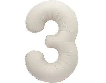 Matte Nude Foil Balloon Unique 0-9