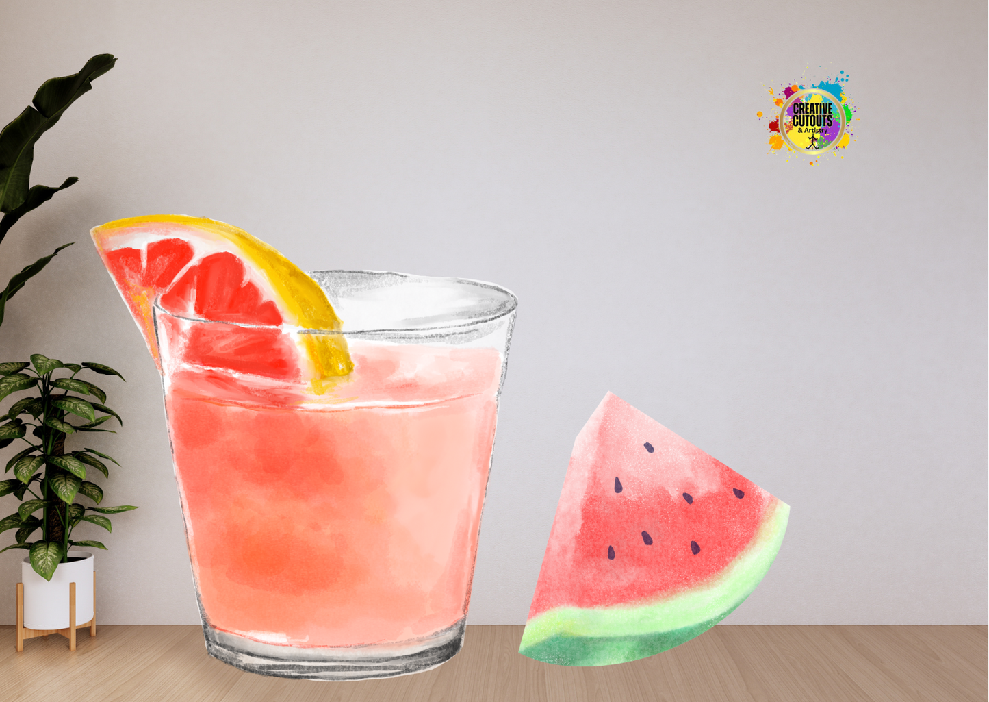 SET of 2 - Summer Vibes Cutouts