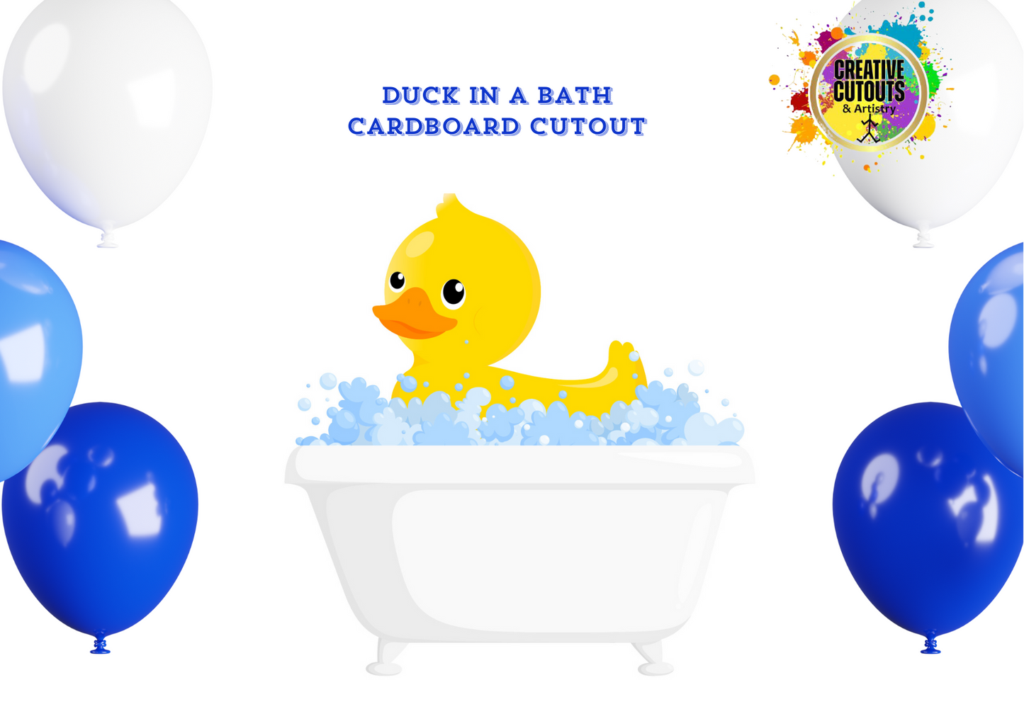 Duck in the Bath Cutout