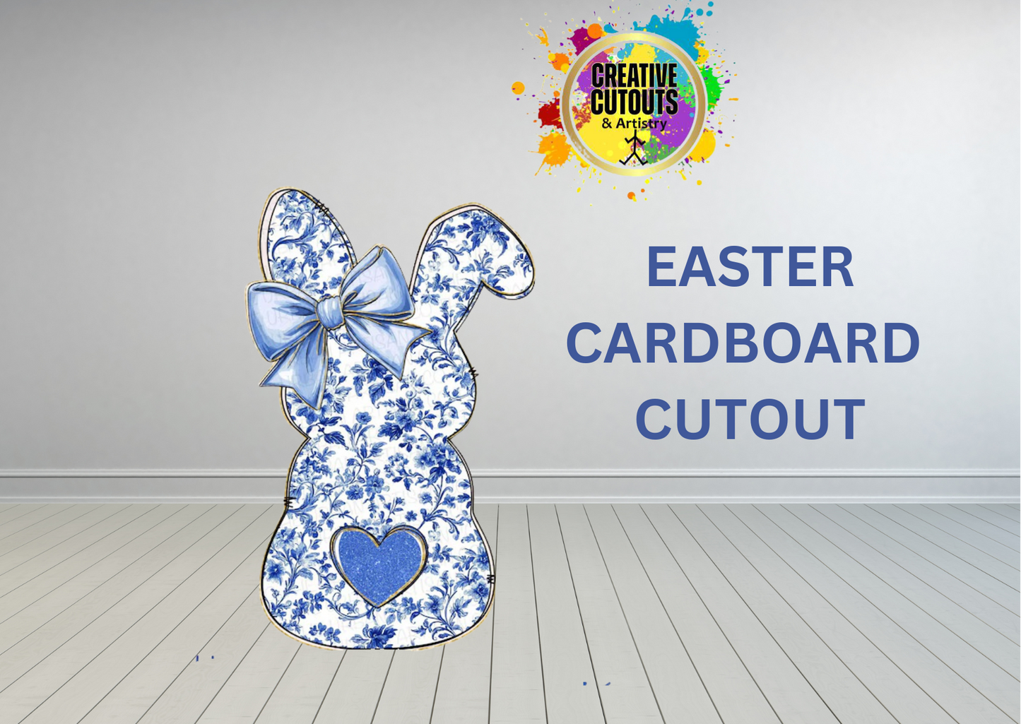 Easter Rabbit Cardboard Cutout