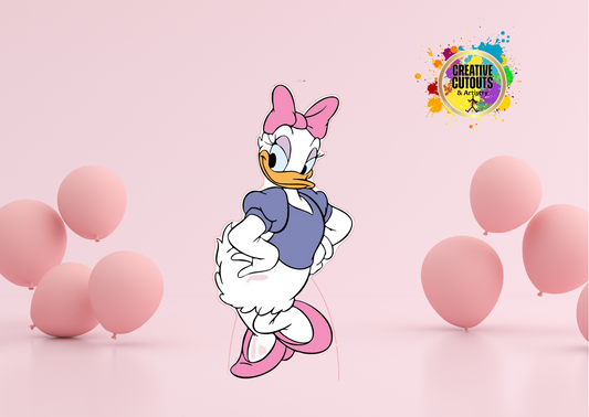 Daisy Duck Cardboard Cutout