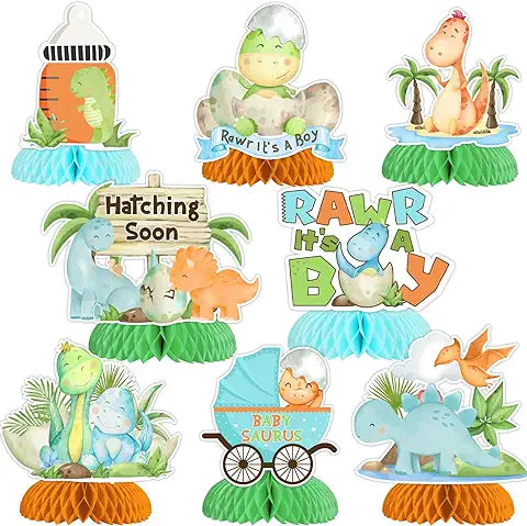 Dinosaur Baby Shower Table Decorations