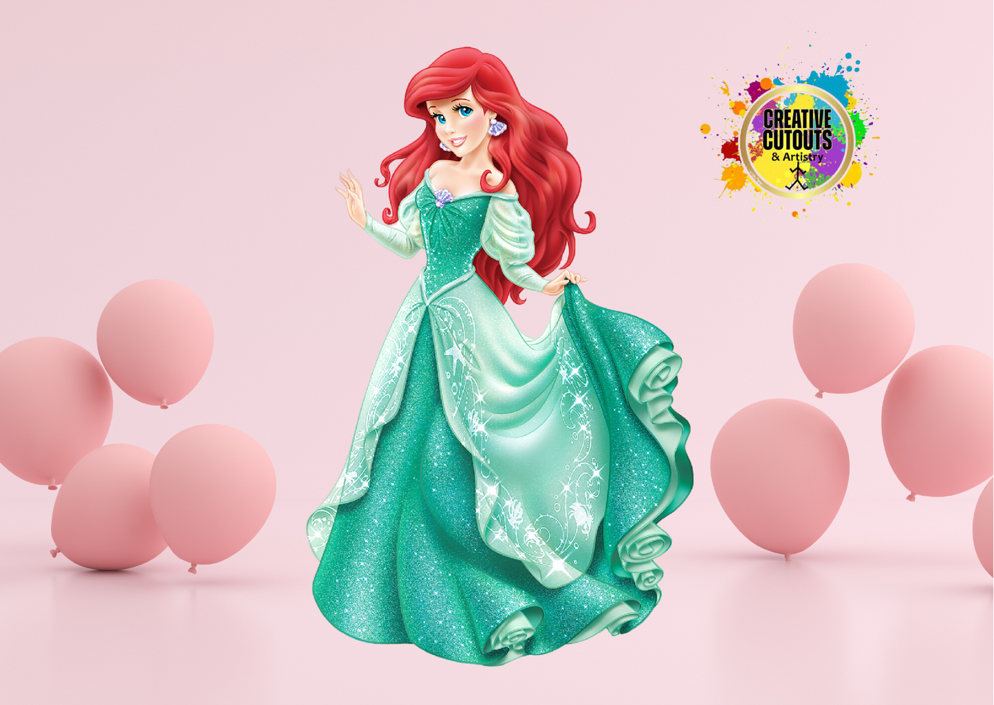 Princess Ariel Cardboard Cutout