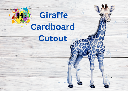 Toile Giraffe Safari Cardboard Cutout