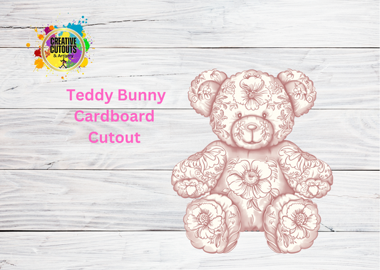 Toile Pink Teddy Cardboard Cutout