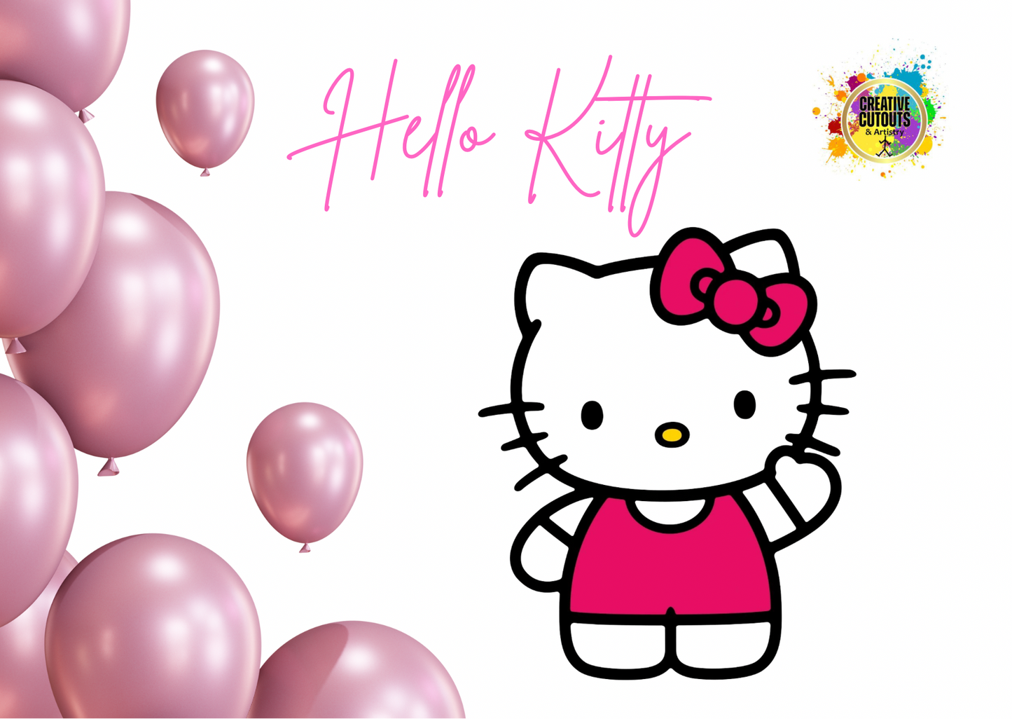 Hello Kitty Cardboard Cutout