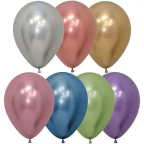 Sempertex Reflex Multi Assorted Colour 12" Latex Balloons 50pk