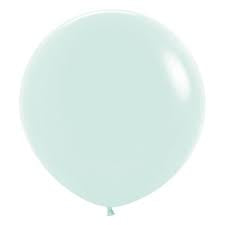 Sempertex Pastel Matte Green 24" Latex Balloons 3pk 24" (2ft) 3pk