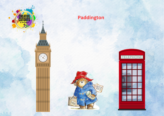 SET OF 3 - Paddington Cutouts