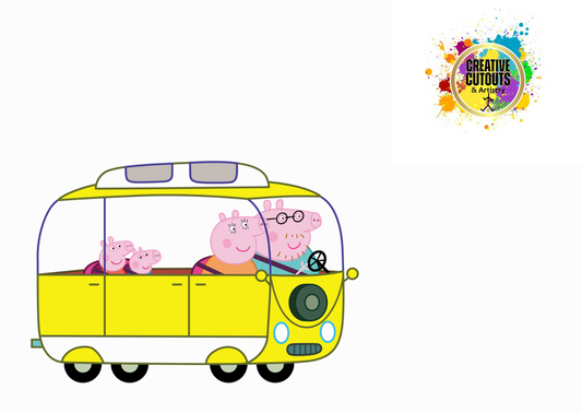 Peppa Camper Cutout