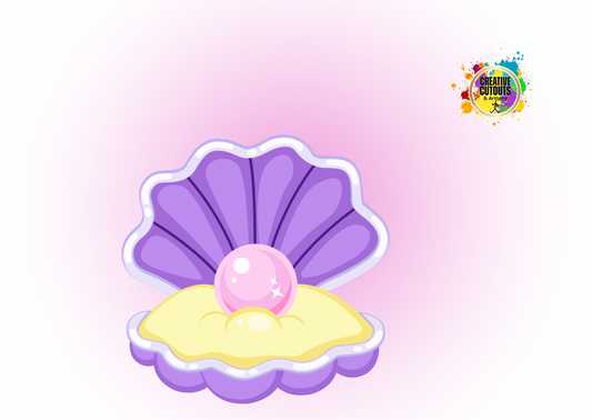 Mermaid Clam Shell Cutout